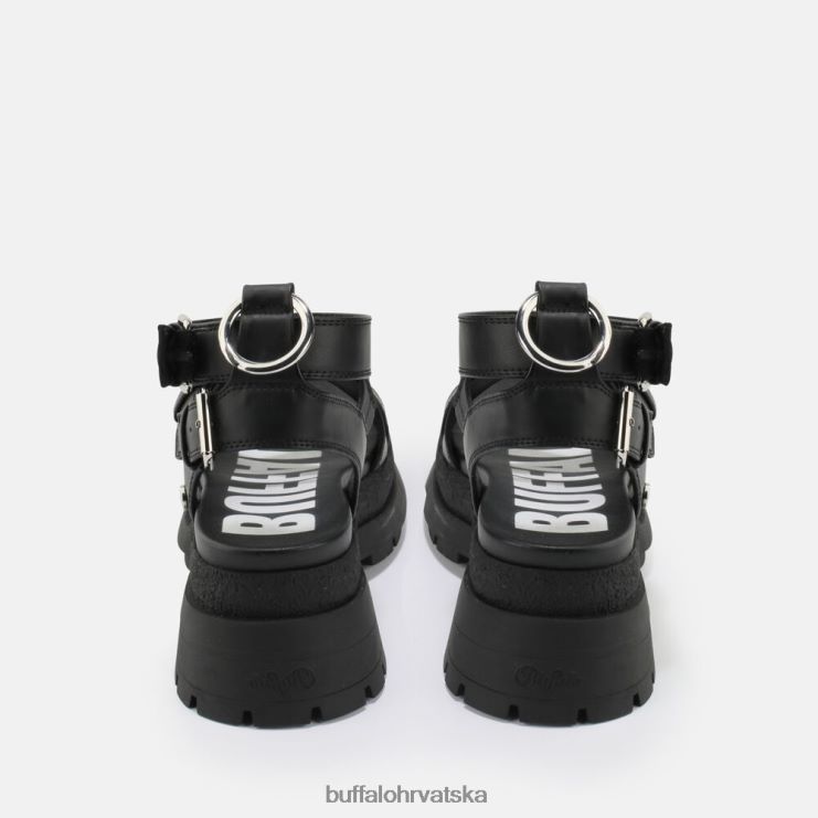 crno Buffalo rude up sandala s platformom veganska |sandale TDD6T764